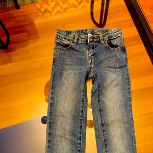 Girls Cherokee Size 8 Skinny Straight leg not tapered stonewashed